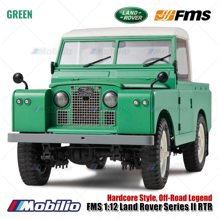 FMS Land Rover Series II RTR Performa Off-Road Unggul RC Skala 1/12 Crawler Petualangan