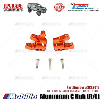 GPM Part #SCX2019 Aluminium C Hub AX31382 RC Upgrade Axial SCX10 II Crawler Adventure