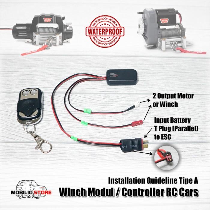 Active Winch Module Speed Controller RC Adventure with Remote Control