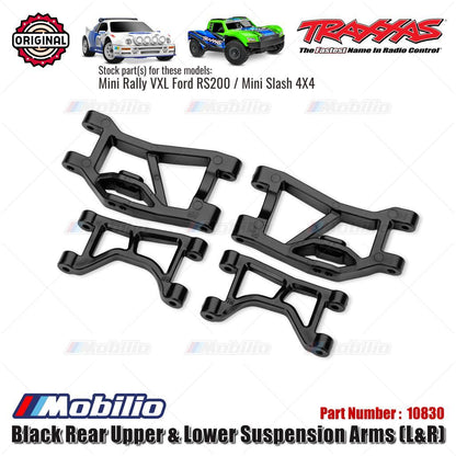 Traxxas Part #10830 Black/Blue Rear Upper & Lower Suspension Arms (L&R)