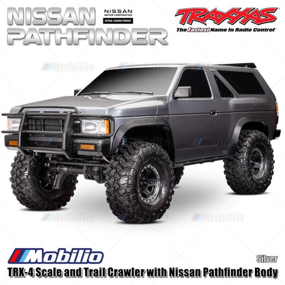 Traxxas 110056-4 TRX-4 Scale and Trail Crawler dengan Nissan Pathfinder RC 1/10 4X4 Tahan Air RTR 2.4GHz TQi Adventure