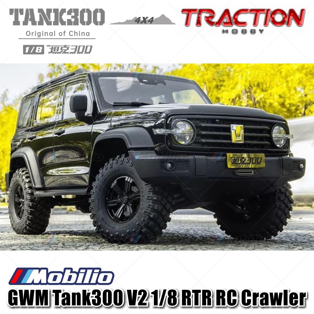 Traction Hobby TANK 300 V2 Skala 1/8 4WD TANK300 V2 Mobil RC Petualangan Crawler RTR Kendali Jarak Jauh