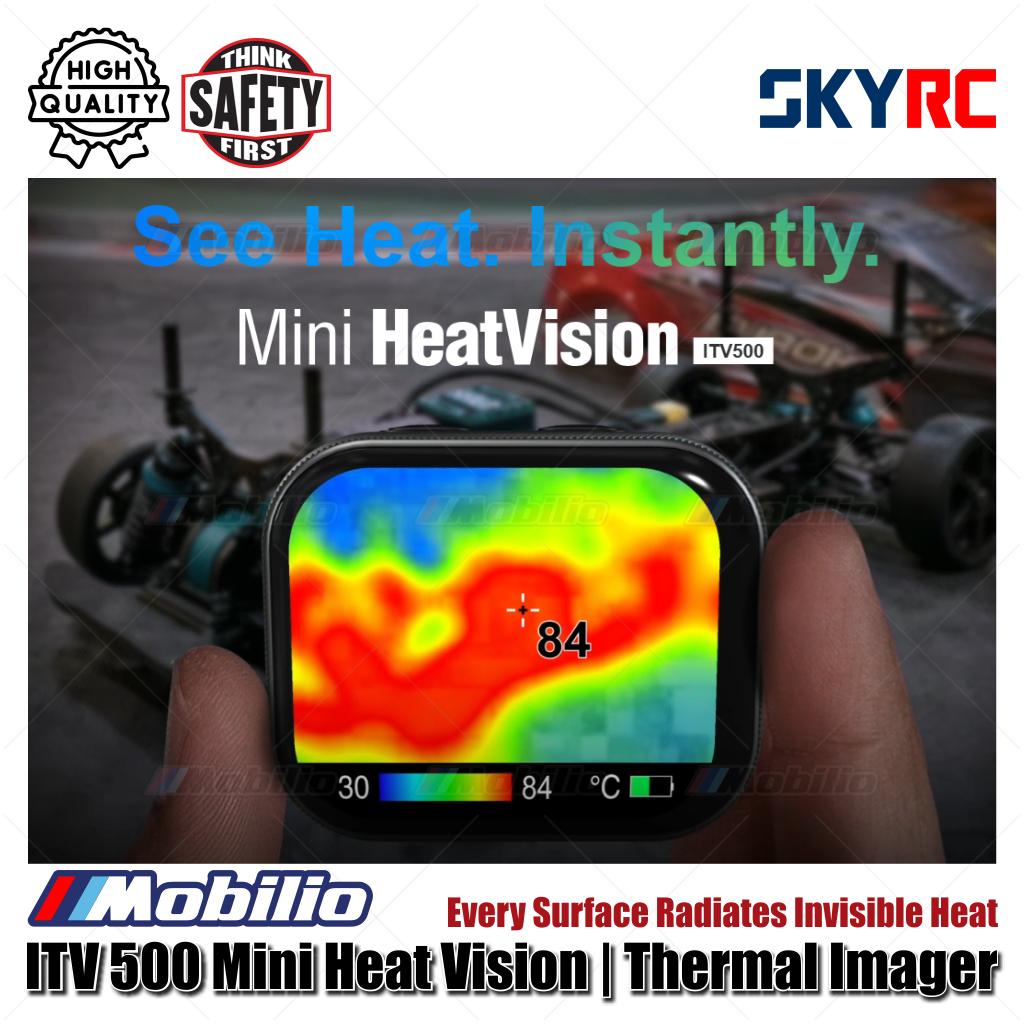 SKYRC #SK-500047 ITV 500 Mini Heat Vision Thermal Imager Every Surface Radiates Invisible Heat