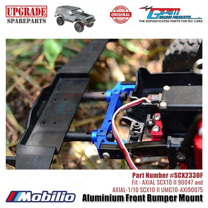 GPM Part #SCX2330F Aluminium Front Bumper Mount AX31392 RC Upgrade Axial SCX10 II Crawler Adventure