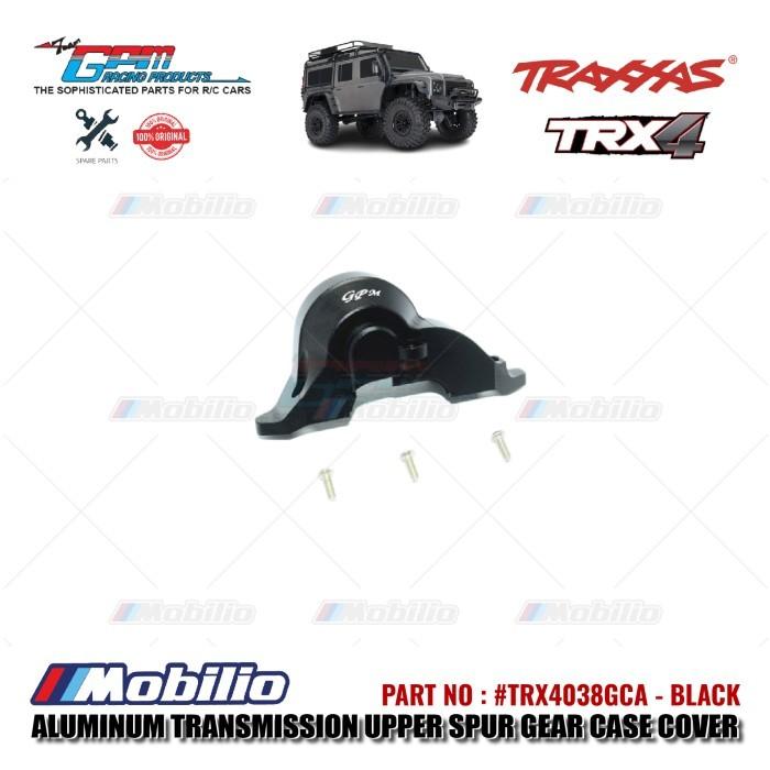 GPM Part #TRX4038GCA Aluminum Transmission Upper Spur Gear Case Cover Traxxas TRX-4 Trail Crawler