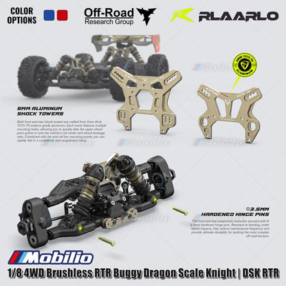 Rlaarlo Dragon Scale Knight | DSK 1/8 Scale 4WD Brushless RC Buggy RTR