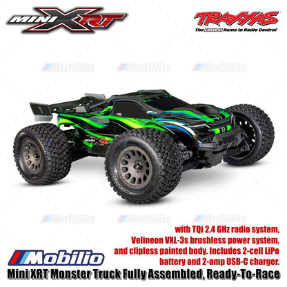 Traxxas 108076-1 Mini XRT Monster Truck RTR TQi 2.4 GHz VXL 3S Brushless
