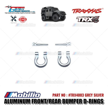 GPM Part #TRX4003 Aluminum Front/Rear Bumper D-rings - 2 Pcs for Traxxas TRX4 Crawler Car