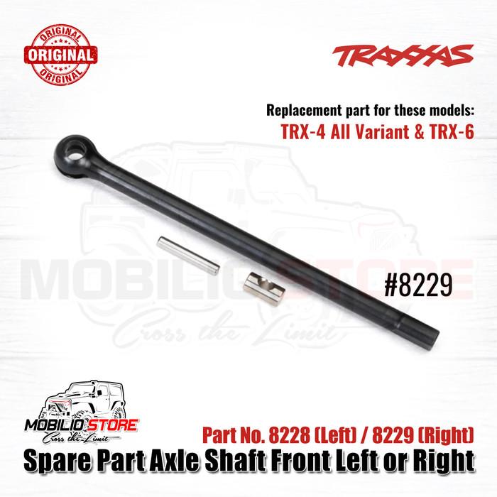 Traxxas Part #8228 #8229 Front Left / Right Steel Axle Shaft Includes Drive Pin and Cross Pin for TRX-4 TRX-6