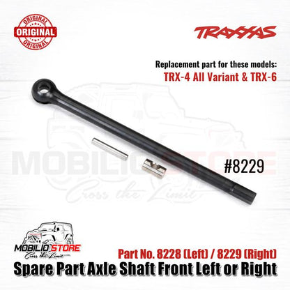 Traxxas Part #8228 #8229 Front Left / Right Steel Axle Shaft Includes Drive Pin and Cross Pin for TRX-4 TRX-6