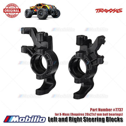 Traxxas Part #7737 Steering Blocks Left and Right for X-Maxx Monster Truck
