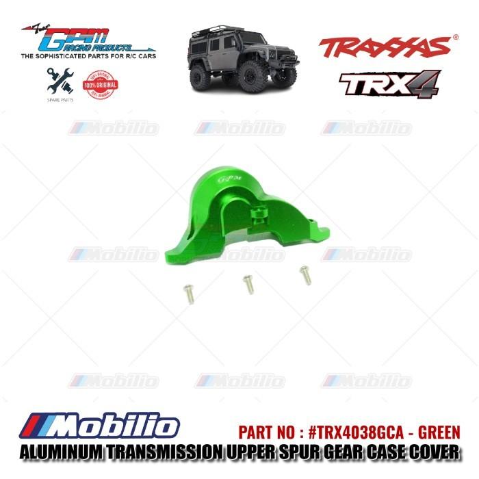 GPM Part #TRX4038GCA Aluminum Transmission Upper Spur Gear Case Cover Traxxas TRX-4 Trail Crawler