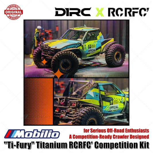 D1RC Ti-Fury Titanium RCRFC Competition Kit RC for Serious Off-Road Enthusiasts A Competition-Ready Crawler Designed