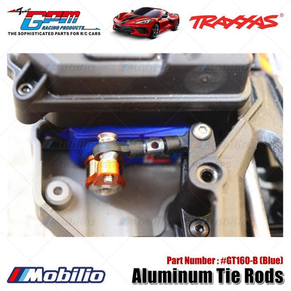 GPM Part #GT160 Aluminum Tie Rods for 1/10 Traxxas Ford GT 4-Tec 2.0 83056-4 / 4-Tec 3.0 93054-4 Upgrade Parts