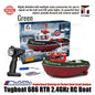 Tugboat TX686 RTR 2.4GHz 1/72 RC Boat Proportional Steering for Perfect Semi-Scale Realism