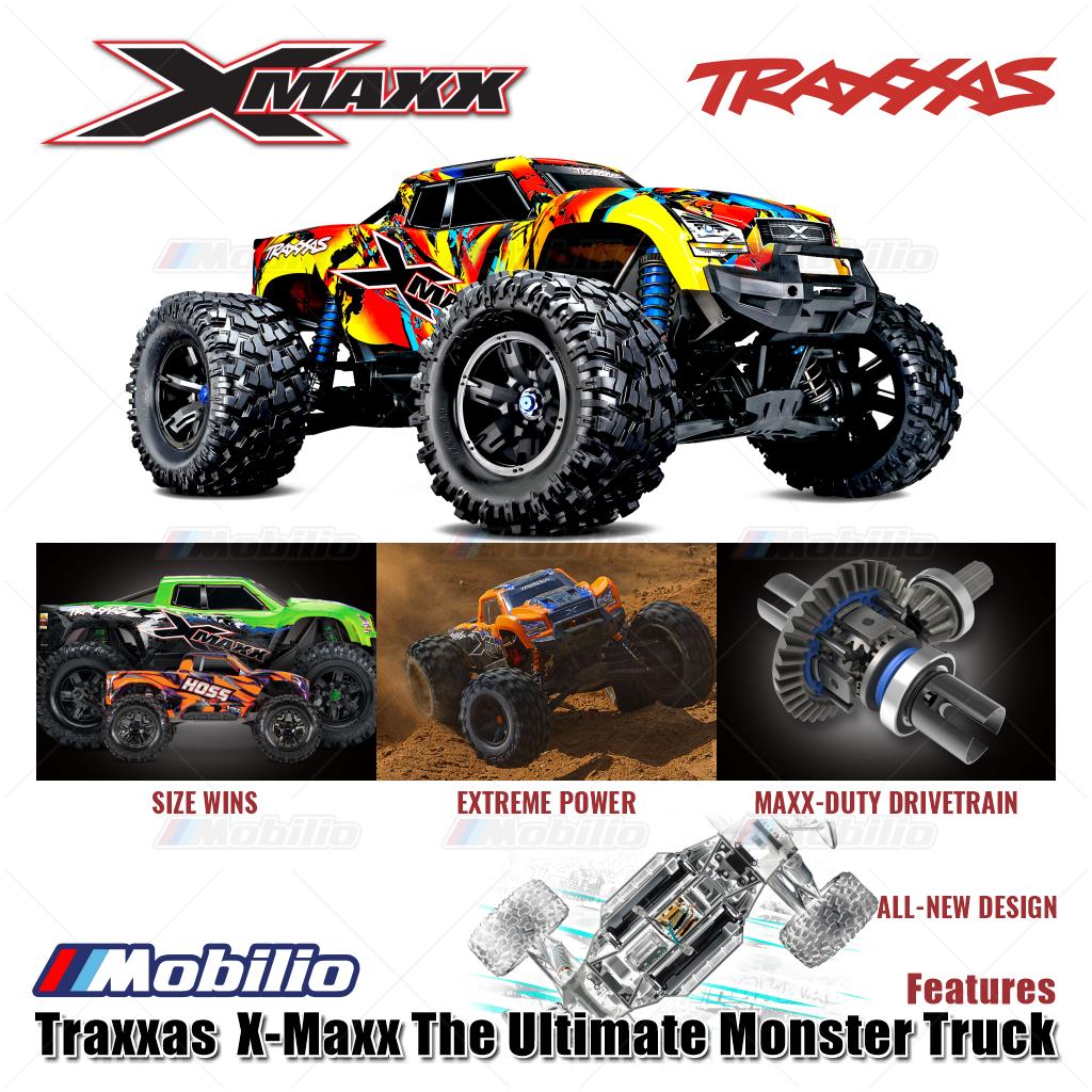 Traxxas 77086-4 X-Maxx XMaxx 1/6 Monster Truck 8s Brushless 2.4GHz RTR 4WD TQI Clipless