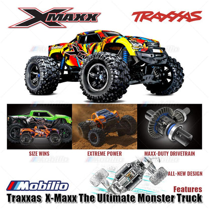 Traxxas 77086-4 X-Maxx XMaxx 1/6 Monster Truck 8s Brushless 2.4GHz RTR 4WD TQI Clipless