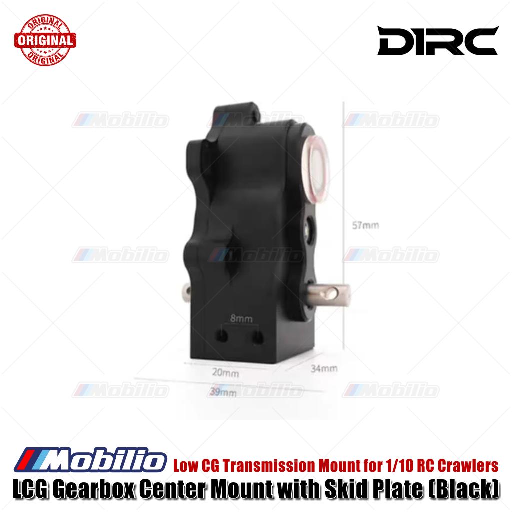 D1RC LCG Gearbox Center Mount dengan Skid Plate Dudukan Transmisi LCG untuk Crawler RC 1/10