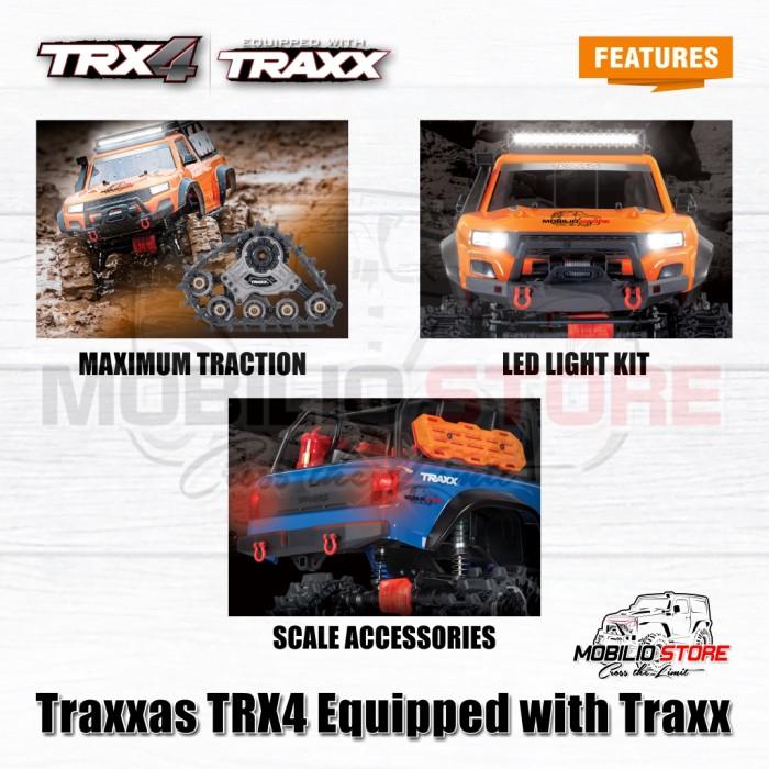 Traxxas TRX4 TRX-4 Equippped Traxx RC 1/10 Trail Crawler Truck RTR