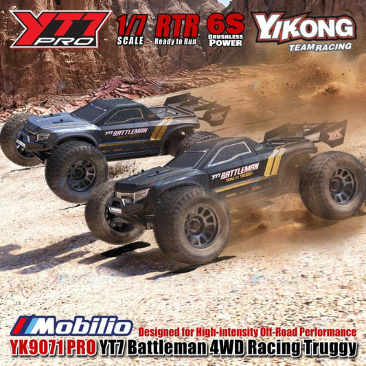 Yikong YK9071 PRO YT7 Battleman 4WD Racing Truggy RC 1/7 Scale 6S Brushless 2.4G RTR