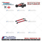 GPM Part #MAKS148F/RSA Hard Steel+Aluminum Front/Rear Adjustable CVD Drive Shaft RC Upgrade Arrma Kraton 4X4 4S BLX