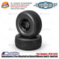 JConcepts #4070-3244 Subcultures 2 Pre-Mounted On Hazard Wheels - 2wd R | 4wd F&R Green Compound Fits 2wd Slash R 2wd Slash Modified R Slash 4x4 F&R and Related Vehicles