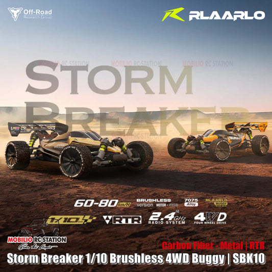 Rlaarlo SBK10 Storm Breaker 1/10 Carbon Fiber / Metal Brushless RTR 4WD Buggy